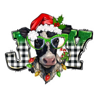 Christmas joy black and white cow | Teevron