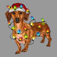 Dachshund With Christmas Lights Vintage Hoodie | Teevron