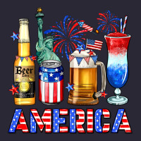 4th Of July American Drinks America Vintage Tee | Teevron