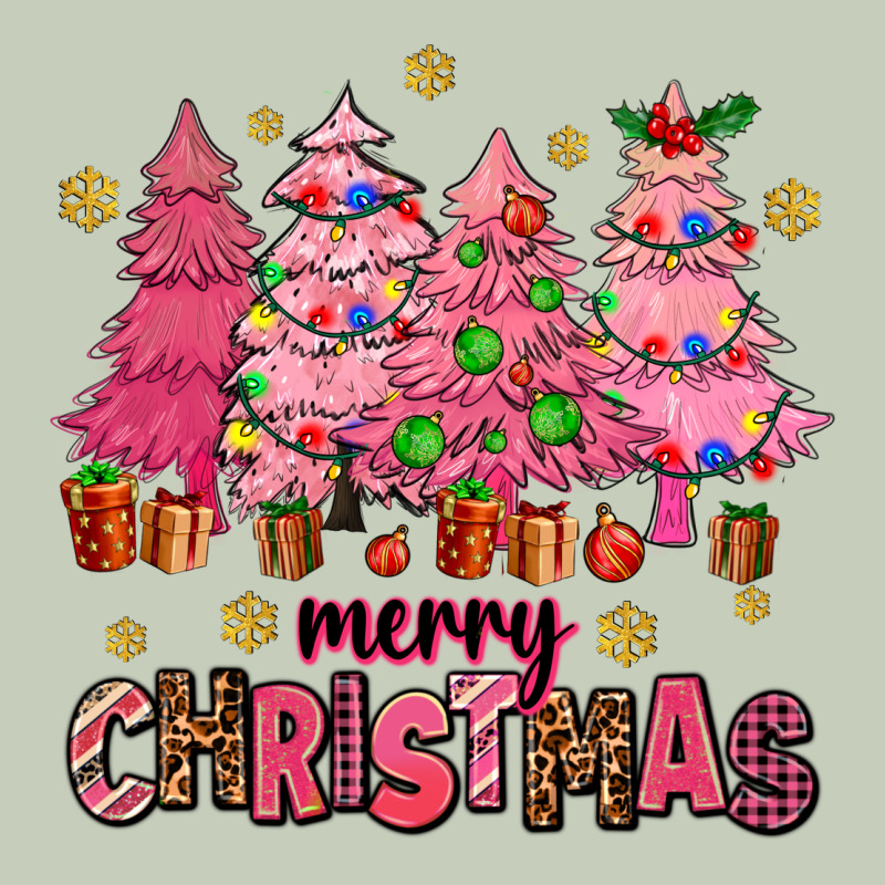 Pink Christmas Trees Long Sleeve Tee by AdoDesignShop | Teevron