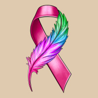 Breast Cancer Ribbon With Feather Heavyweight Sweatshirt | Teevron