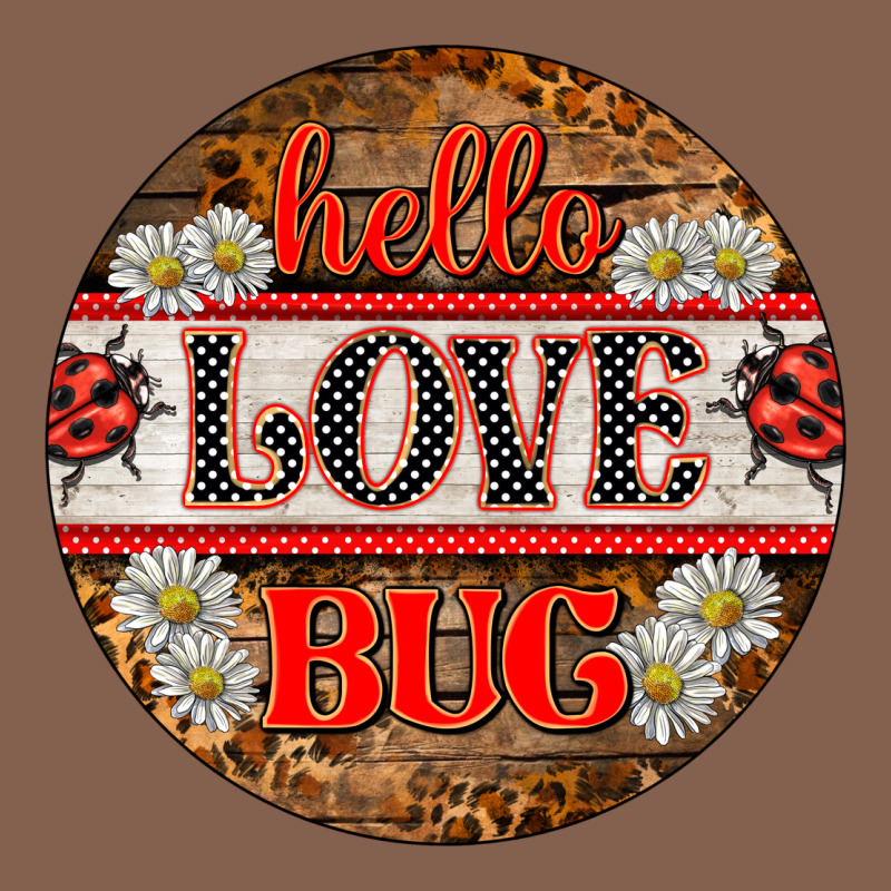 Hello Love Bug Ladybug Ornament Zipper Hoodie by BarkalooDesign | Teevron