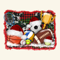 Christmas Sports Background Premium Hoodie | Teevron