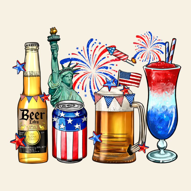 4th Of July American Drinks Vintage Tee by Neo Western | Teevron