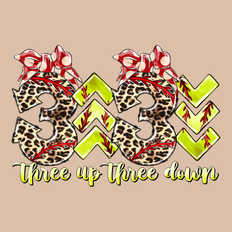 Three Up Theree Down Softball Urban Heavy Tee by RacoonDesign | Teevron