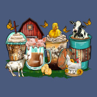 Farm Animals Coffee Cups Vintage Hoodie | Teevron