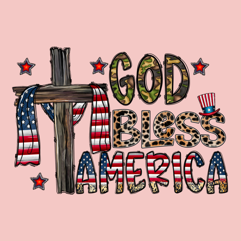 God Bless America Urban Heavy Tee by CowhideDigitalArt | Teevron
