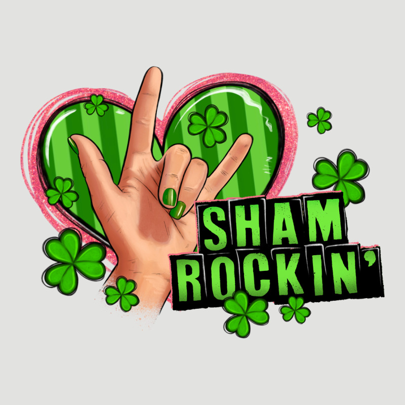 Shamrockin' Rock N Roll Female Hand Classic Tee by Artiststas | Teevron
