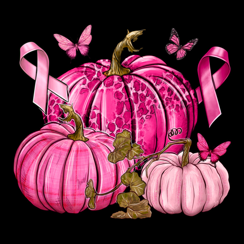 Breast Cancer We Wear Pink With Pumpkin And Ribbon Heavyweight Sweatshirt by texasbilliewilder | Teevron