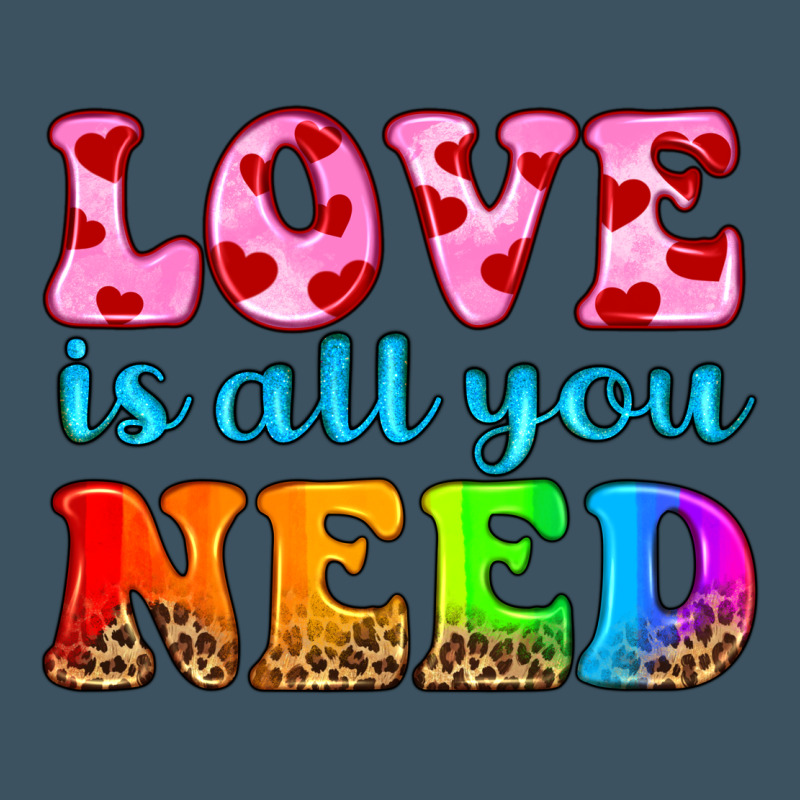 Love Is All You Need Urban Heavy Tee by HRA Design Shop | Teevron