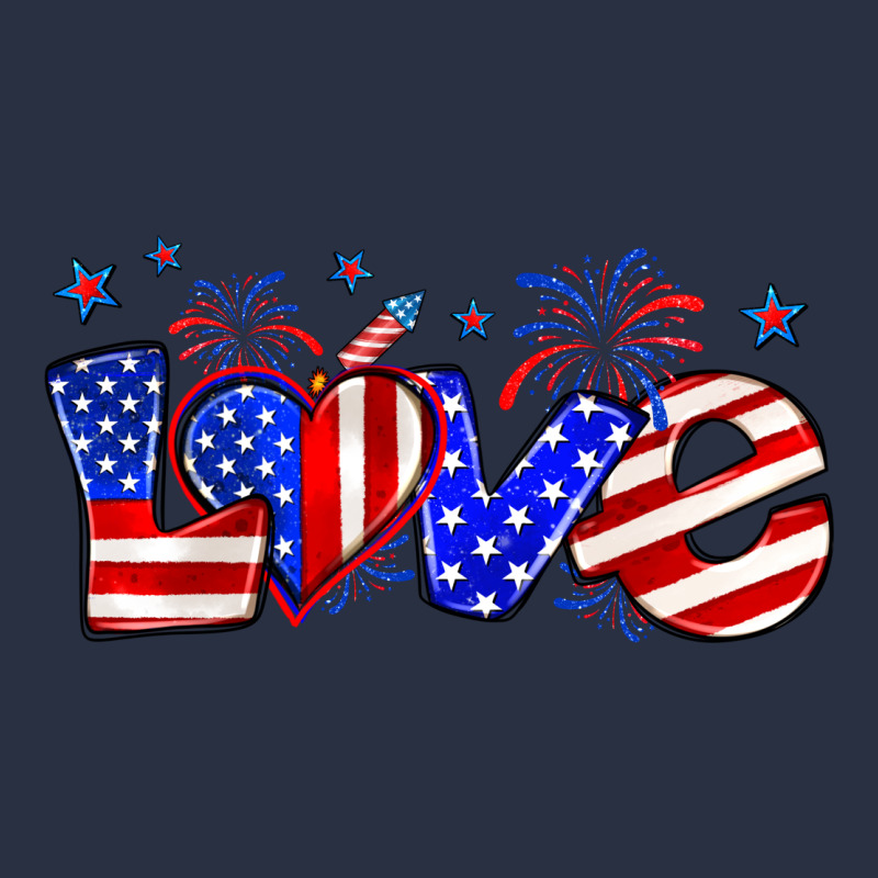 Love 4th Of July Heavyweight Sweatshirt by Zillion Design Studio | Teevron