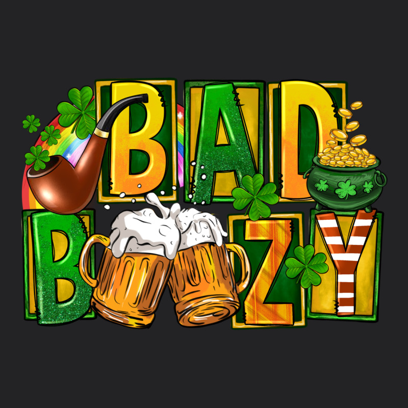 Bad Boozy St Patricks Vintage Tee by FaDigitalArtStudio | Teevron