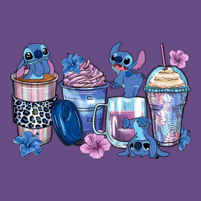 Stitch Coffee Cups Vintage Hoodie by Zillion Design Studio | Teevron