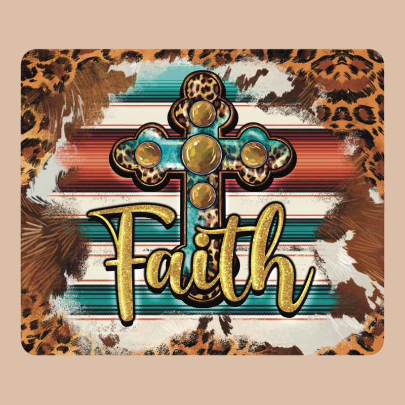 Faith Cross Mousepad Urban Heavy Tee by BarkalooDesign | Teevron