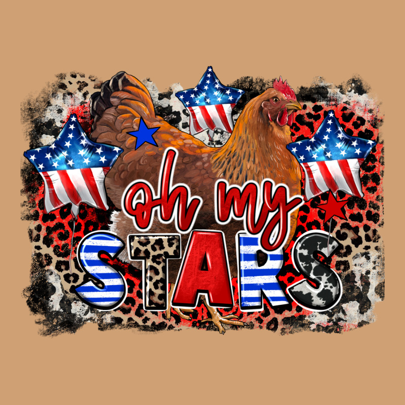 Oh My Stars Chicken 4th Of July Vintage Tee by CowGirlArtShop | Teevron