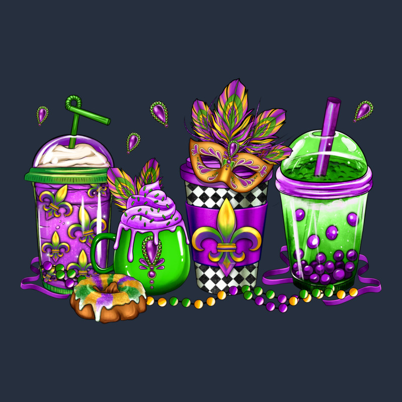 Mardi Gras Coffee Zipper Hoodie by Jasminsmagicworld | Teevron