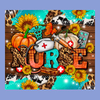 Pumpkin Nurse With Sunflower Long Sleeve Tee | Teevron
