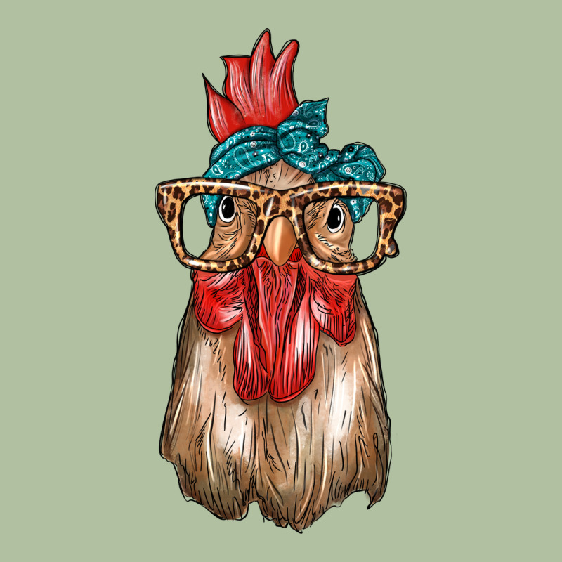 Chicken With Bandana And Leopard Urban Hoodie by texasbilliewilder | Teevron