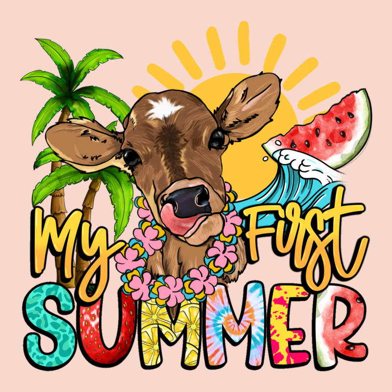 My First Summer Baby Cow Urban Hoodie by NancyCooperArtShop | Teevron