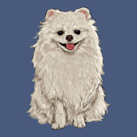 White Pomeranian Vintage Hoodie | Teevron