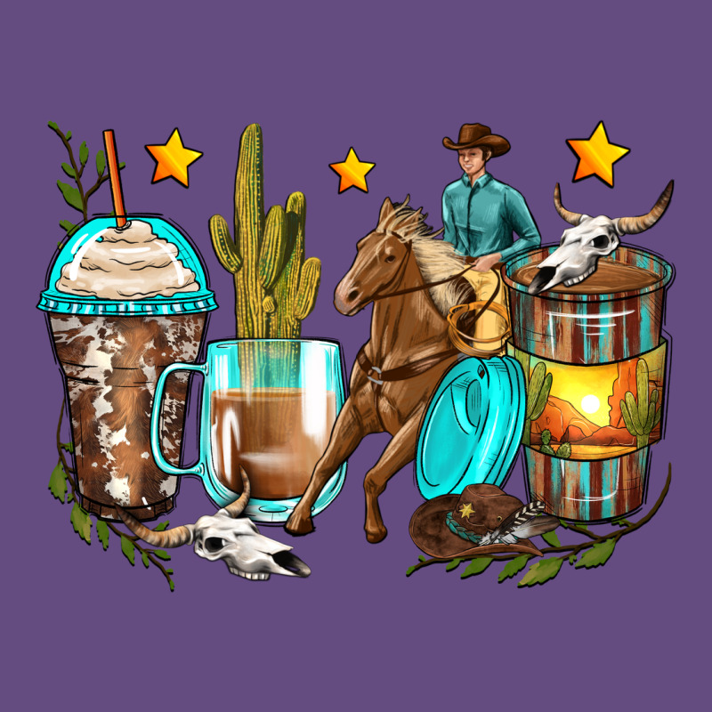 Cowboy Coffee Cups Vintage Hoodie by Zillion Design Studio | Teevron