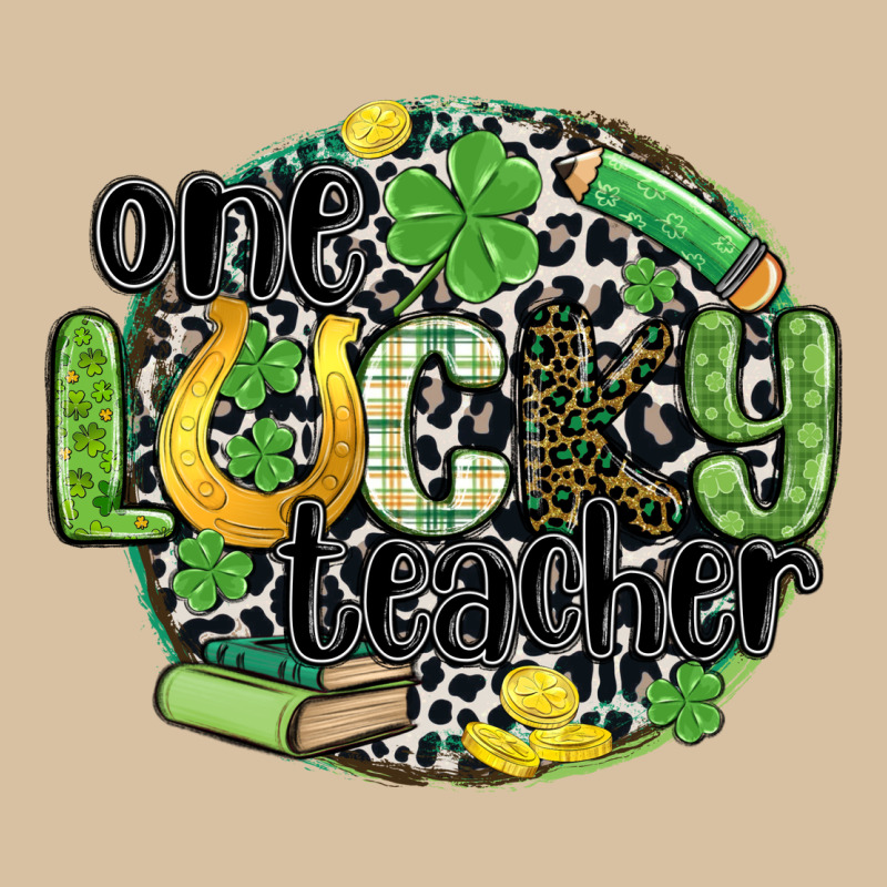 One Lucky Teacher Heavyweight Hoodie by MaliasSmallBusiness | Teevron