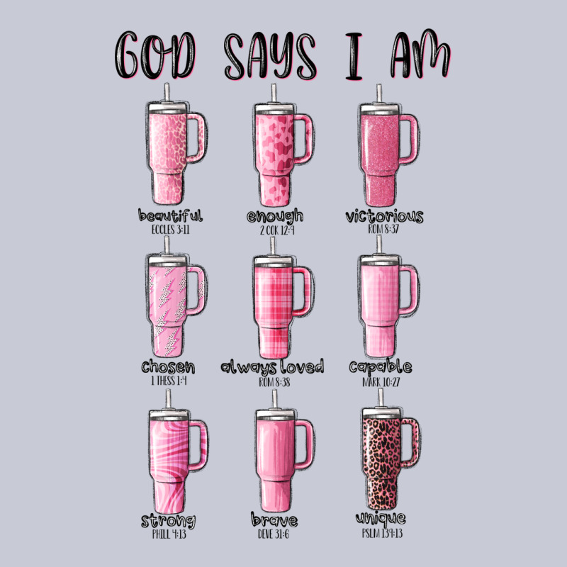 God Says I Am Bible Verse Stanley Heavyweight Hoodie by MaliasSmallBusiness | Teevron