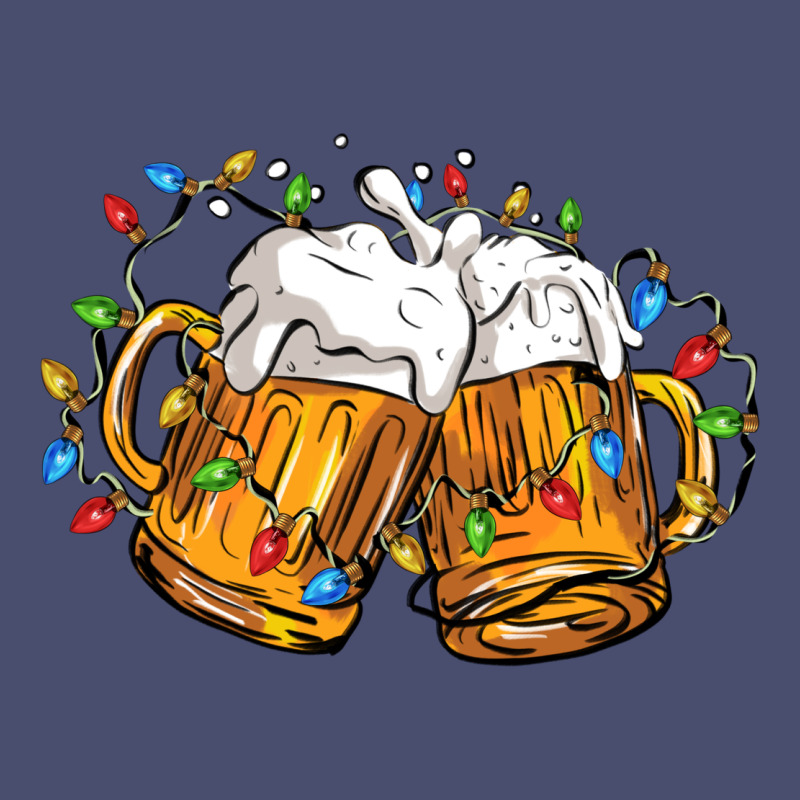 Beer With Christmas Lights Vintage Tee by FaDigitalArtStudio | Teevron
