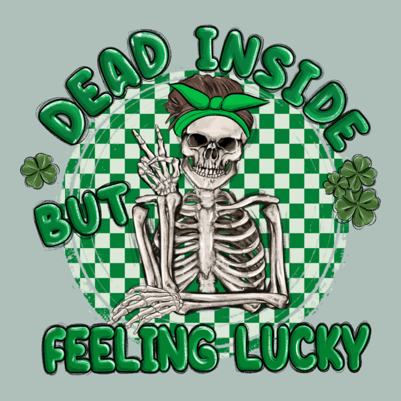 Dead Inside But Feeling Lucky Heavyweight Hoodie by MaliasSmallBusiness | Teevron
