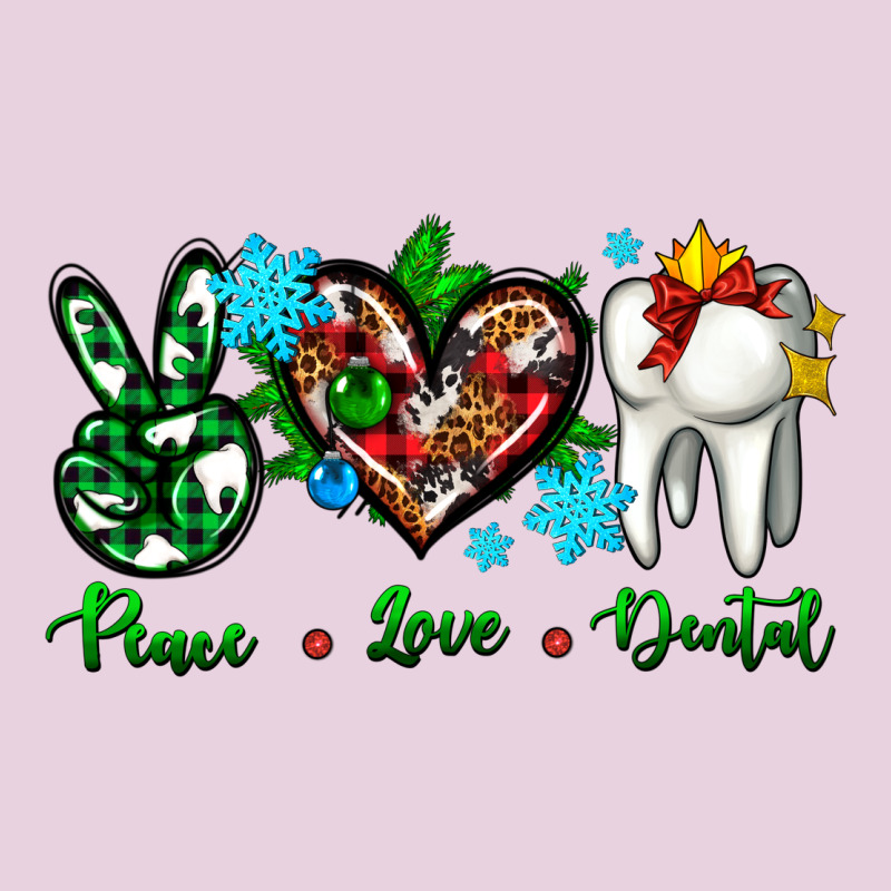 Peace Love Dental For Christmas Ladies Tee by AdoDesignShop | Teevron