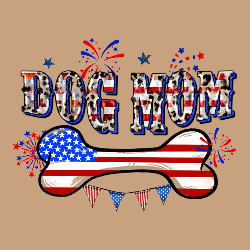 4th Of July Dog Mom Vintage Tee by CowGirlArtShop | Teevron