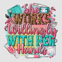 She Works Willingly With Her Hands Premium Sweatshirt | Teevron