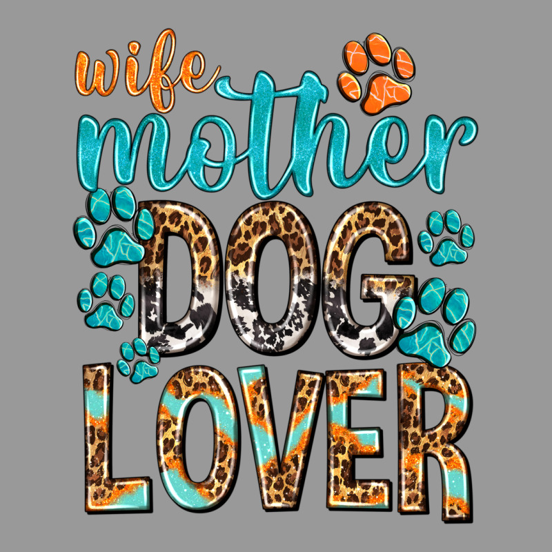Wife Mother Dog Lover With Paws Vintage Hoodie by texasbilliewilder | Teevron