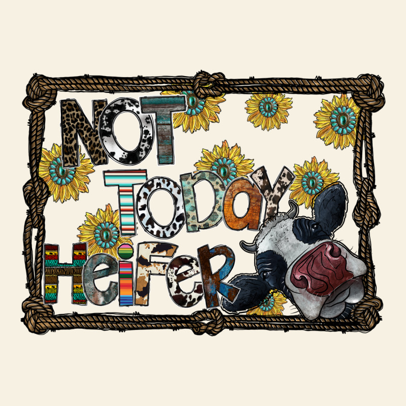 Not Today Heifer Vintage Tee by SublimationCraftShop | Teevron