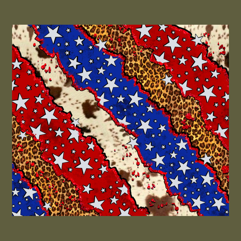 4th Of July Usa Flag Leopard Cowhide 20oz Tumbler Vintage Tee by Neo Western | Teevron