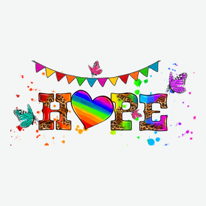 Lgbtq Hope  Libbey Glass Urban Heavy Tee by HRA Design Shop | Teevron