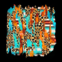 Serape With Leopard Pattern Premium Sweatshirt | Teevron
