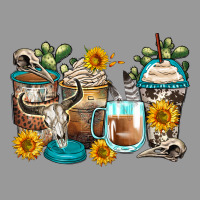 Bull Skull Coffee Cups Vintage Hoodie | Teevron