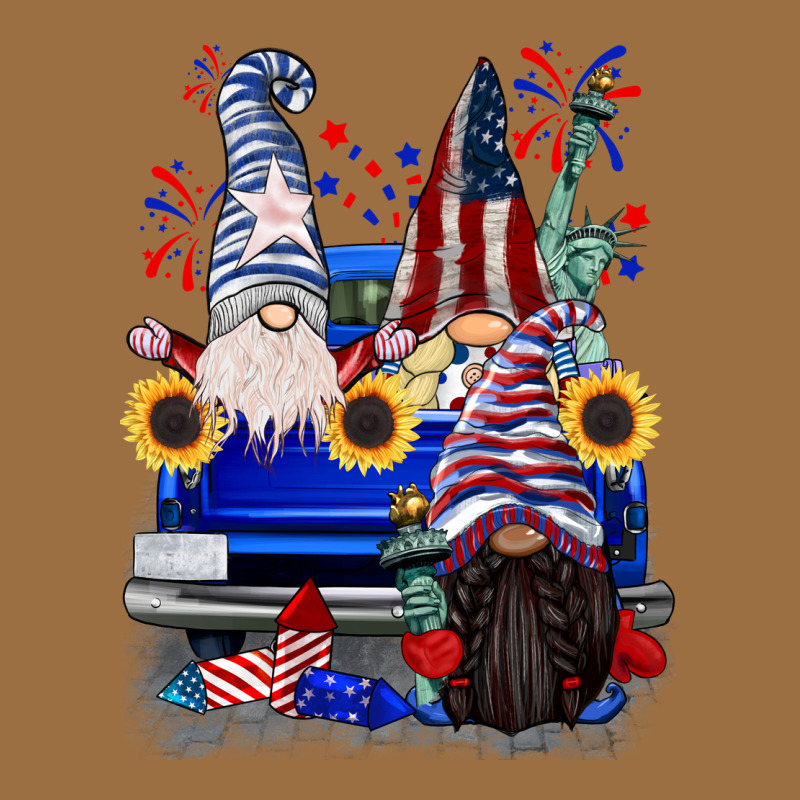 4th Of July Gnomes Truck Vintage Tee by CowGirlArtShop | Teevron
