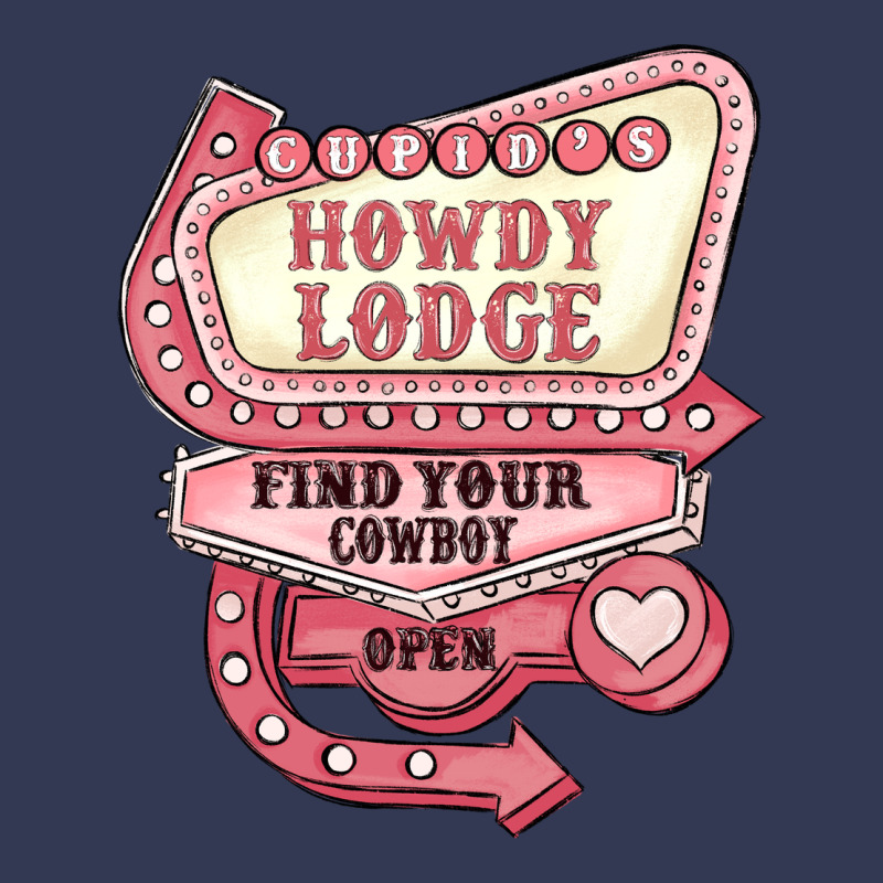 Cupids Howdy Lodge Find Your Cowboy Open Heavyweight Hoodie by MaliasSmallBusiness | Teevron
