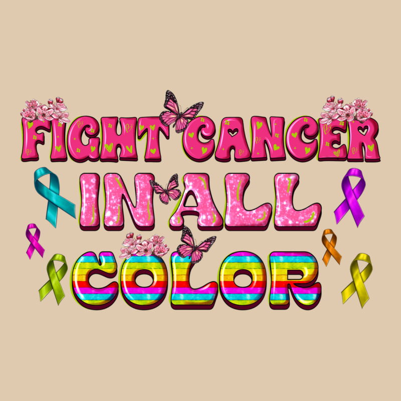 Fight Cancer In All Color Heavyweight Sweatshirt by texasbilliewilder | Teevron