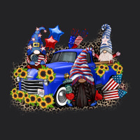 4th Of July Gnomes With Truck Vintage Tee | Teevron