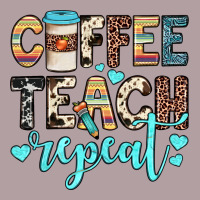 Coffee Teach Repeat Vintage Hoodie | Teevron
