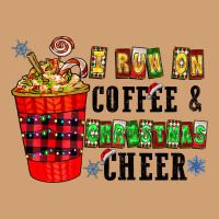 I Run On Coffee & Christmas Cheer Vintage Tee | Teevron