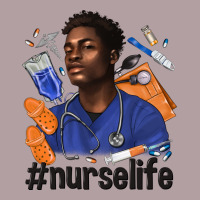 Afro Man Nurse Life Vintage Hoodie | Teevron