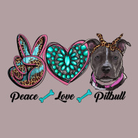 Peace Love Pitbull Vintage Hoodie | Teevron
