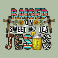 Raised On Sweet And Tea Jesus Urban Heavy Tee | Teevron