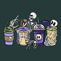 Skeleton Coffee Cups Premium Sweatshirt | Teevron