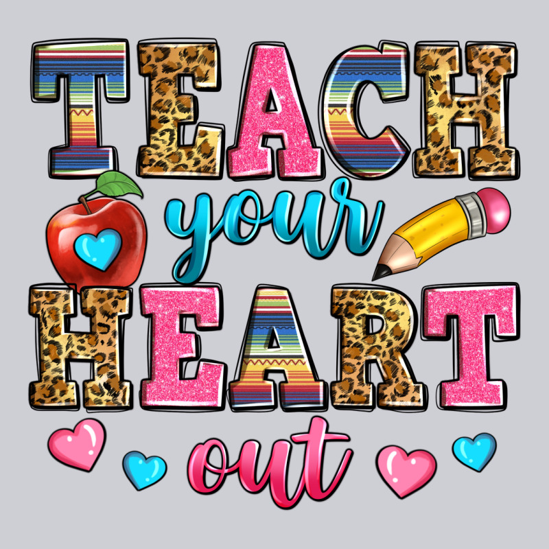 Teach Your Heart Out Heavyweight Sweatshirt by Zillion Design Studio | Teevron