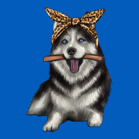 Alaskan Husky With Bandeau Urban Hoodie | Teevron
